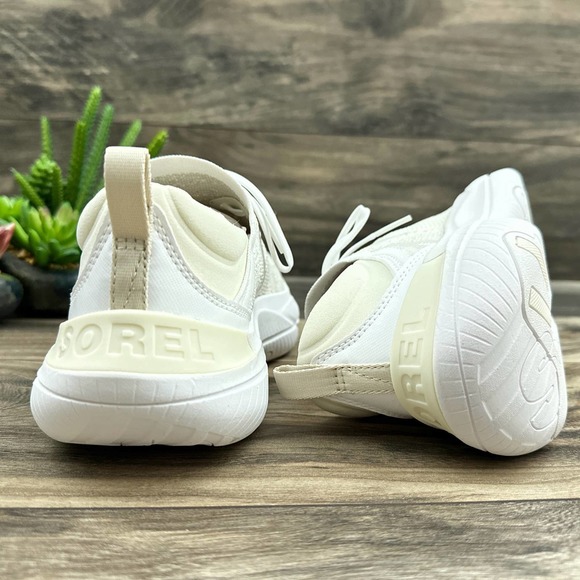 NIB Sorel Explorer Blitz 8 39 Stride Lace Sneakers White Chalk 8 39 - Picture 7 of 10